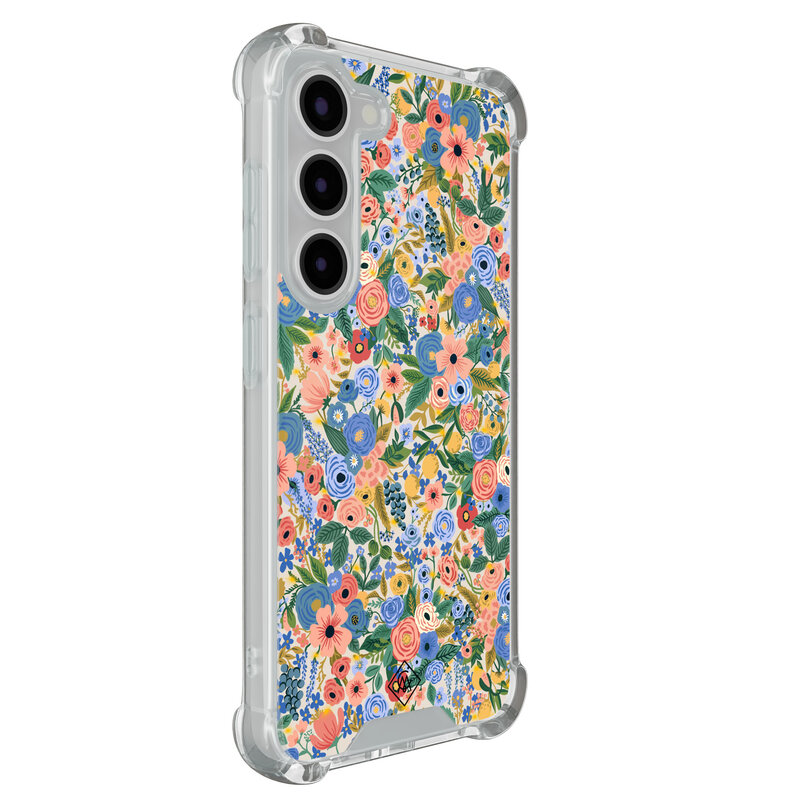 Casimoda Samsung Galaxy S23 shockproof hoesje - Blue gardens