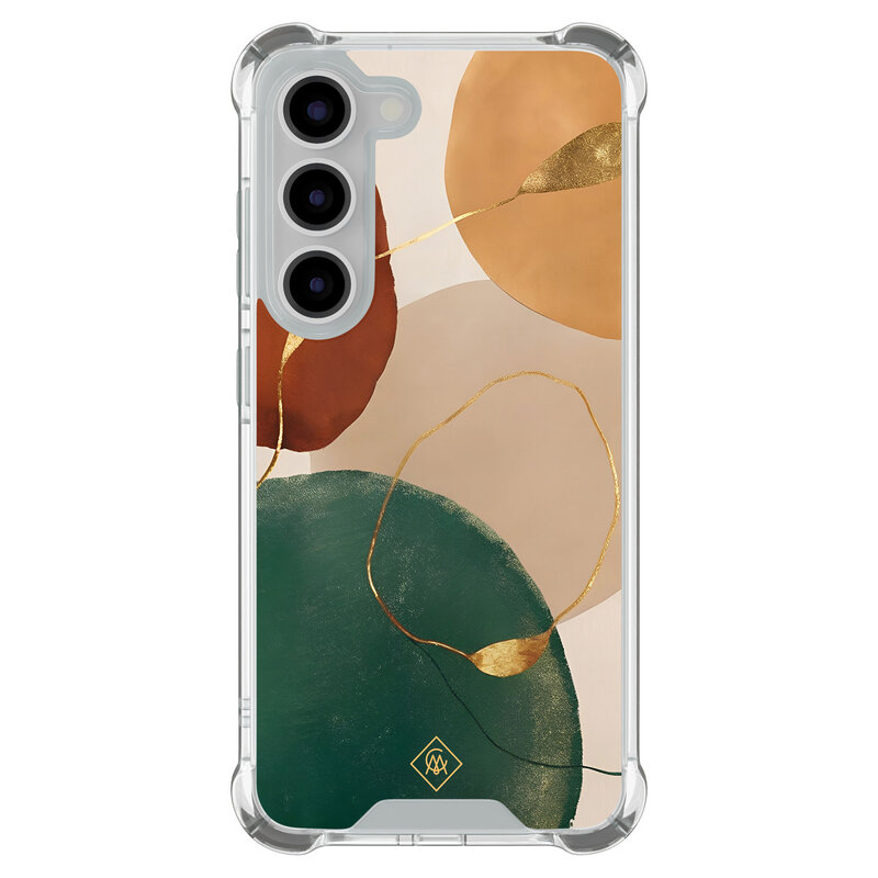 Casimoda Samsung Galaxy S23 shockproof hoesje - Earthy luxe