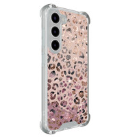 Casimoda Samsung Galaxy S23 shockproof hoesje - Rosé Leopard