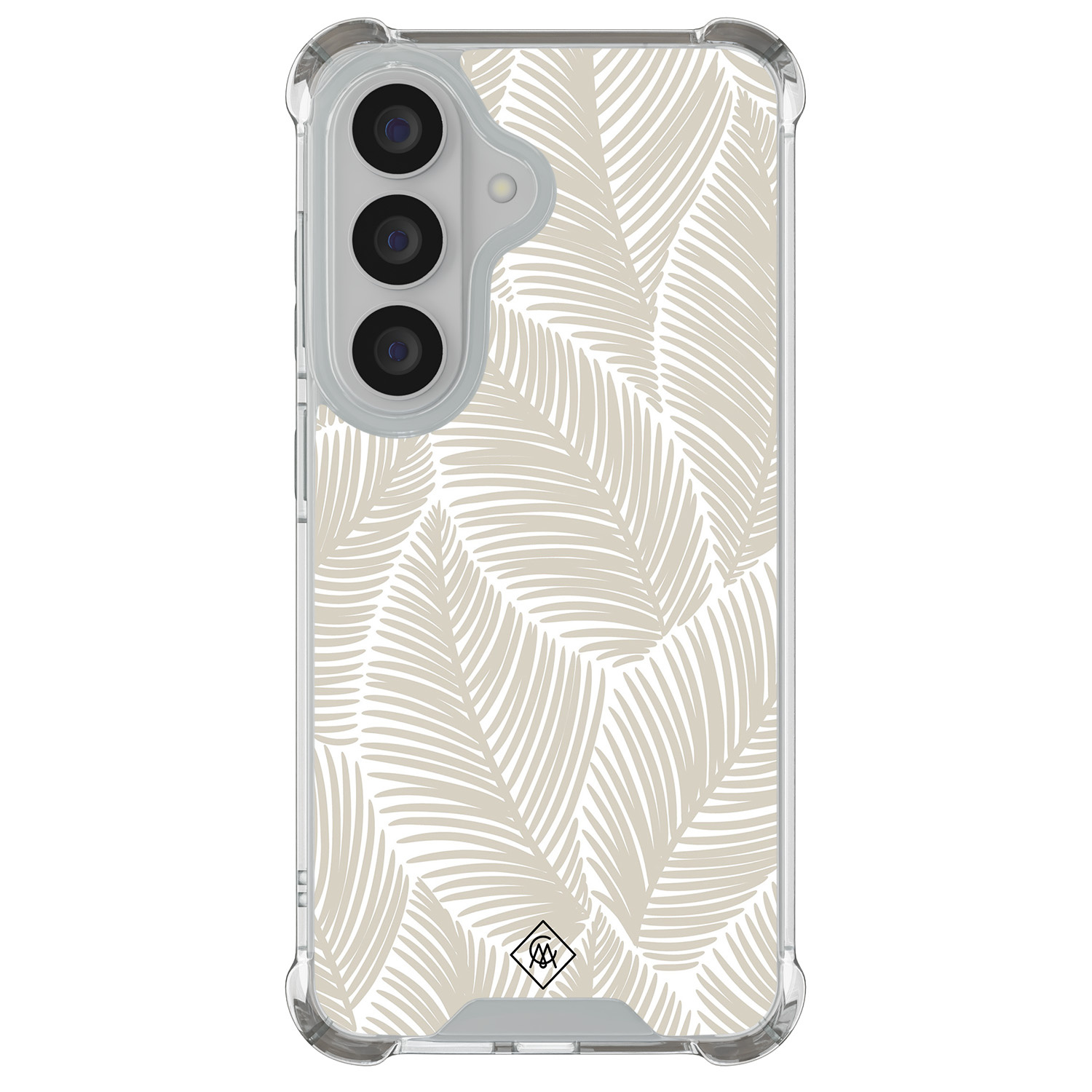Samsung Galaxy S26 shockproof hoesje Palmy leaves beige