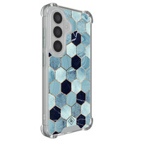 Casimoda Samsung Galaxy S26 shockproof hoesje - Blue cubes