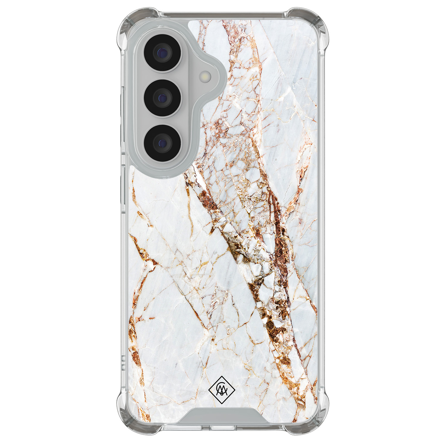 Samsung Galaxy S26 shockproof hoesje Marmer goud