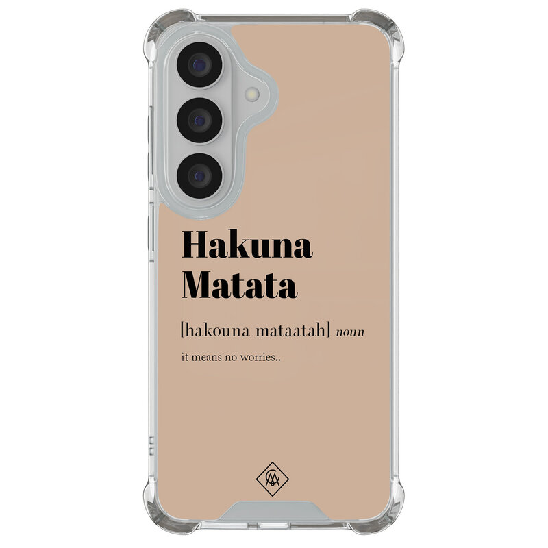 Casimoda Samsung Galaxy S26 shockproof hoesje - Hakuna matata