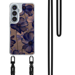 Casimoda Samsung Galaxy S26 hoesje met zwart koord - Twilight petals