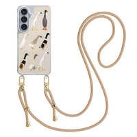 Casimoda Samsung Galaxy S26 hoesje met beige koord - Duck life