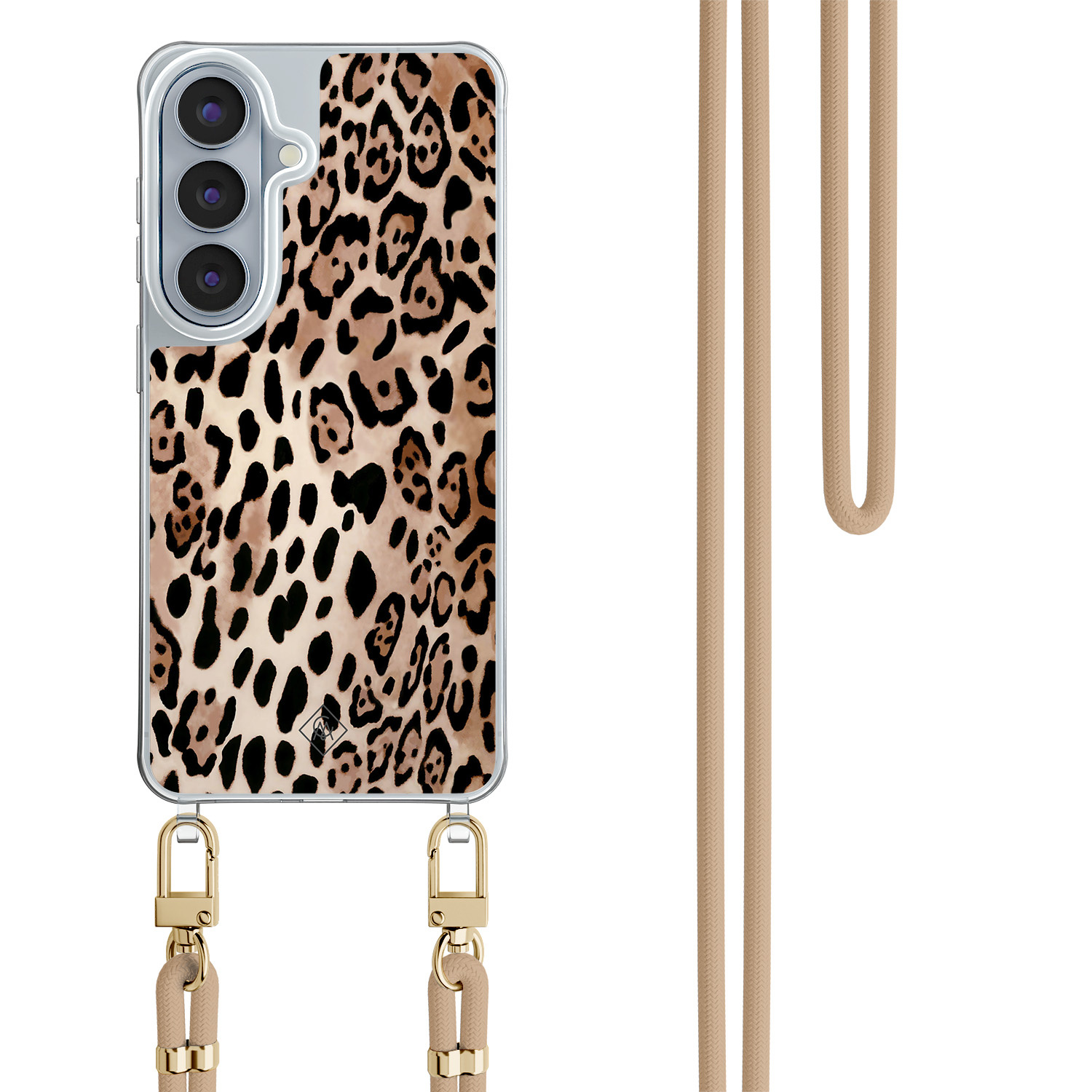 Samsung Galaxy S26 hoesje met beige koord Golden wildcat