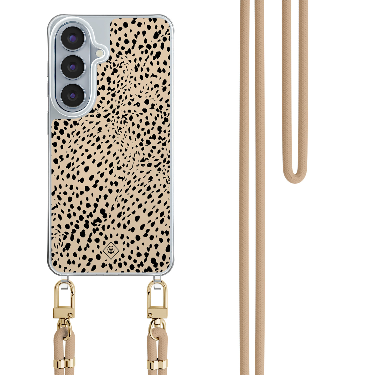 Samsung Galaxy S26 hoesje met beige koord Spot on