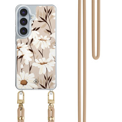 Casimoda Samsung Galaxy S26 hoesje met beige koord - In bloom