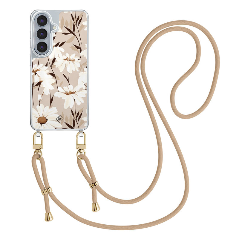Casimoda Samsung Galaxy S26 hoesje met beige koord - In bloom