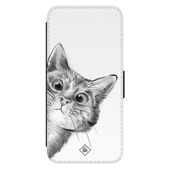 Casimoda Samsung Galaxy S24 flipcase - Kat kiekeboe