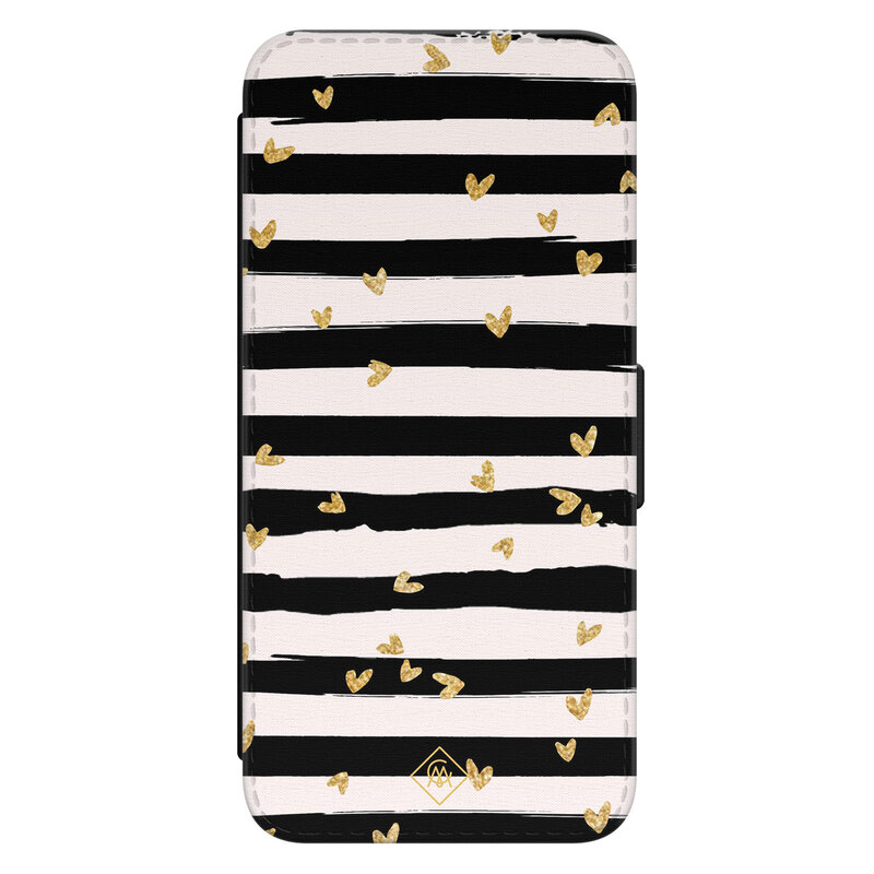 Casimoda Samsung Galaxy S24 flipcase - Hart streepjes