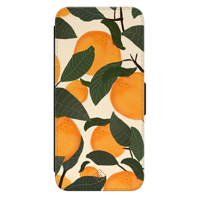 Casimoda Samsung Galaxy S24 flipcase - Orange garden