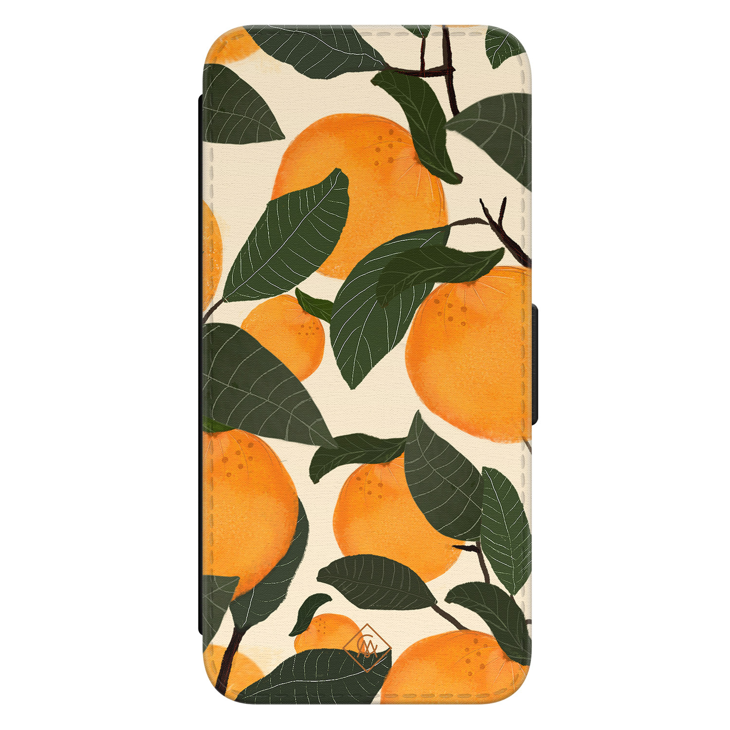 Samsung Galaxy S24 flipcase Orange garden