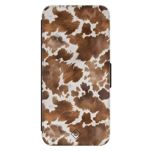 Casimoda Samsung Galaxy S24 flipcase - Koeienprint