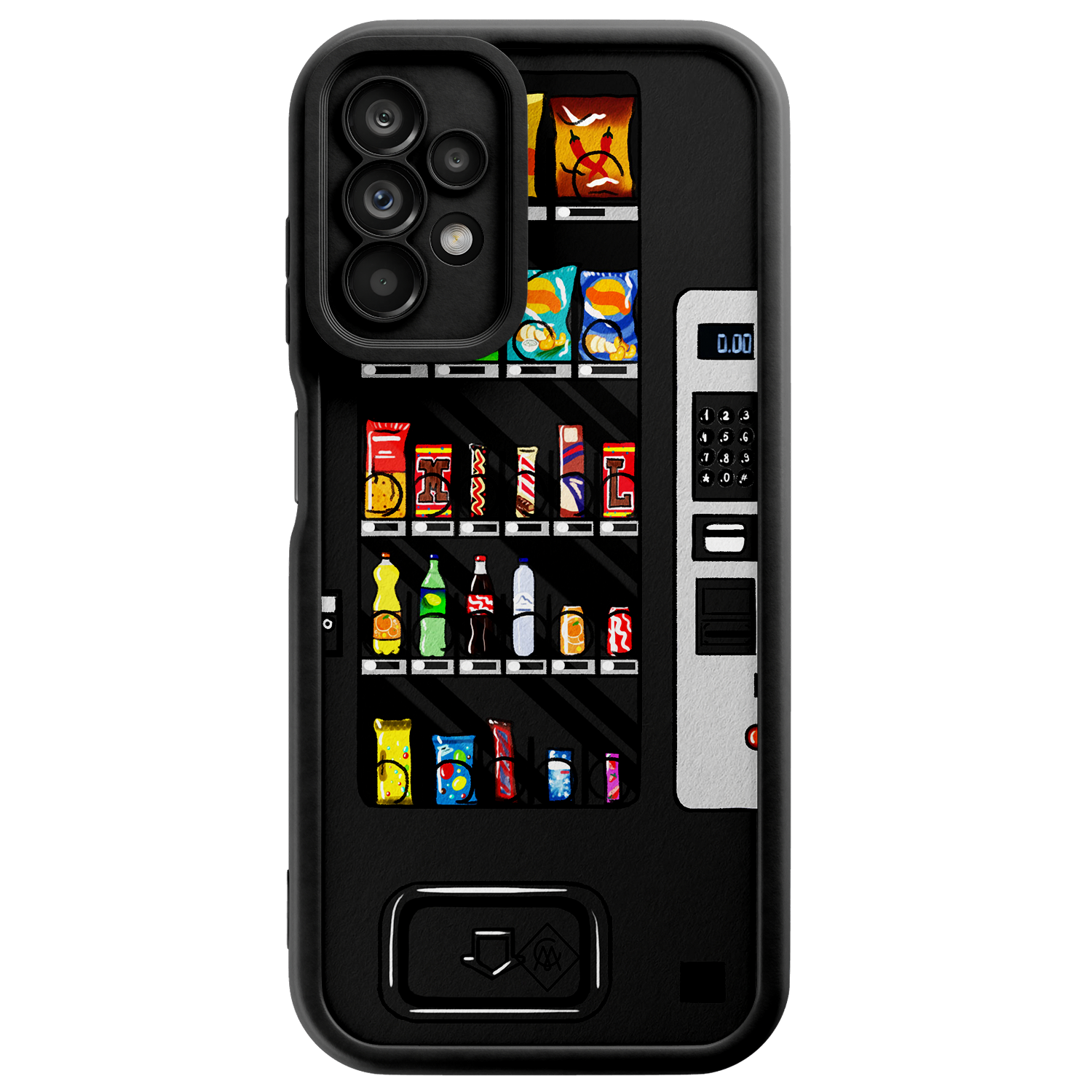 Samsung Galaxy A23 zwarte case Snoepautomaat