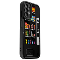 Casimoda Samsung Galaxy A23 zwarte case - Snoepautomaat