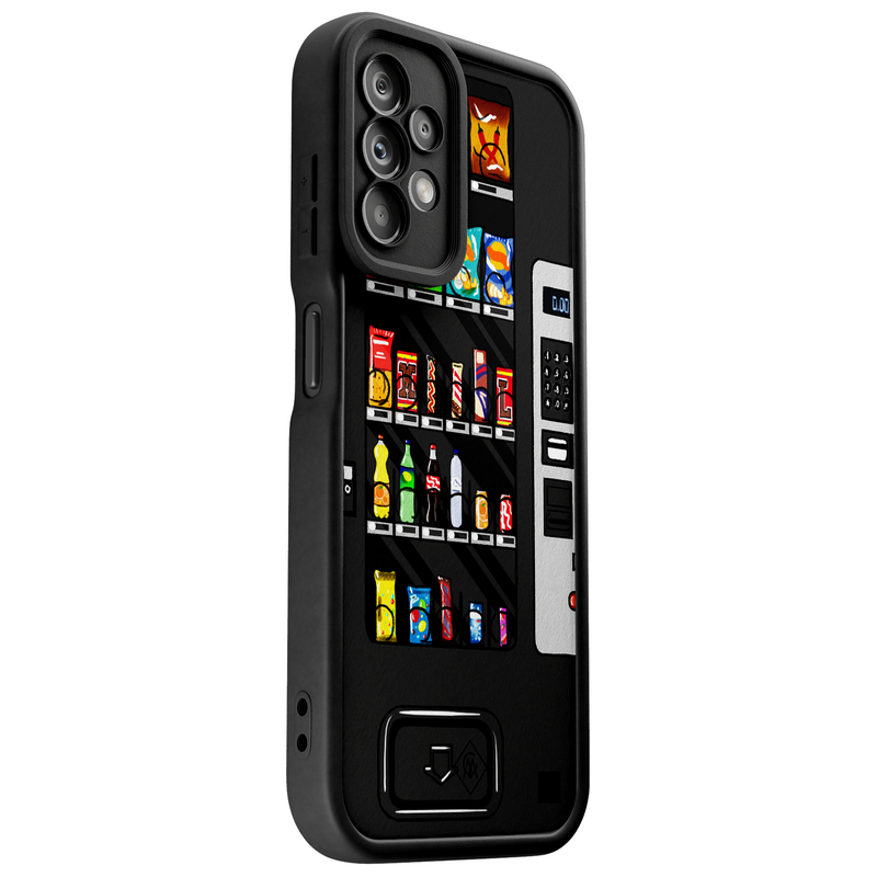 Casimoda Samsung Galaxy A23 zwarte case - Snoepautomaat