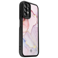 Casimoda Samsung Galaxy A23 zwarte case - Purple sky