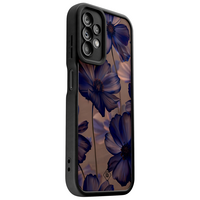 Casimoda Samsung Galaxy A23 zwarte case - Twilight petals
