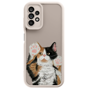 Casimoda Samsung Galaxy A23 beige case - Kat