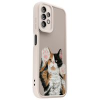 Casimoda Samsung Galaxy A23 beige case - Kat