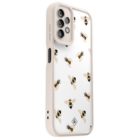 Casimoda Samsung Galaxy A23 beige case - Bee happy