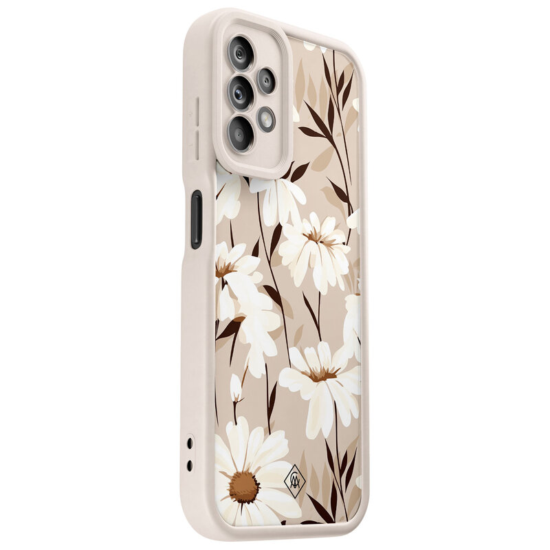 Casimoda Samsung Galaxy A23 beige case - In bloom