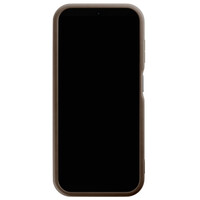Casimoda Samsung Galaxy A23 bruine case - Abstract gezicht bruin