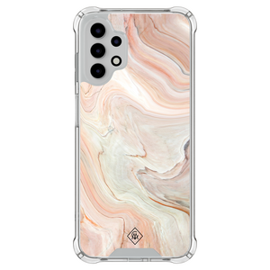 Casimoda Samsung Galaxy A13 4G shockproof hoesje - Marmer waves