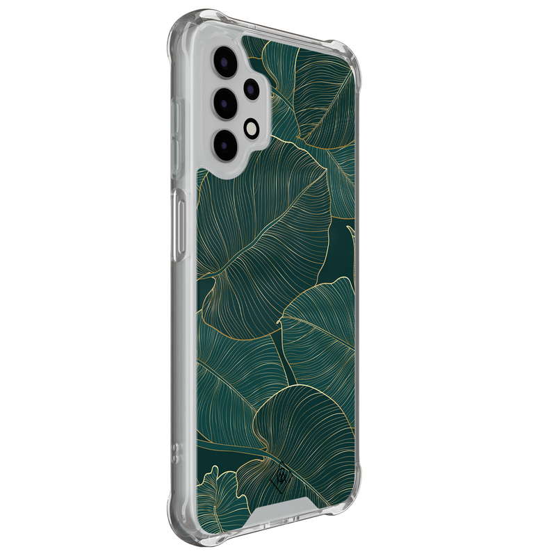 Casimoda Samsung Galaxy A13 4G shockproof hoesje - Monstera leaves