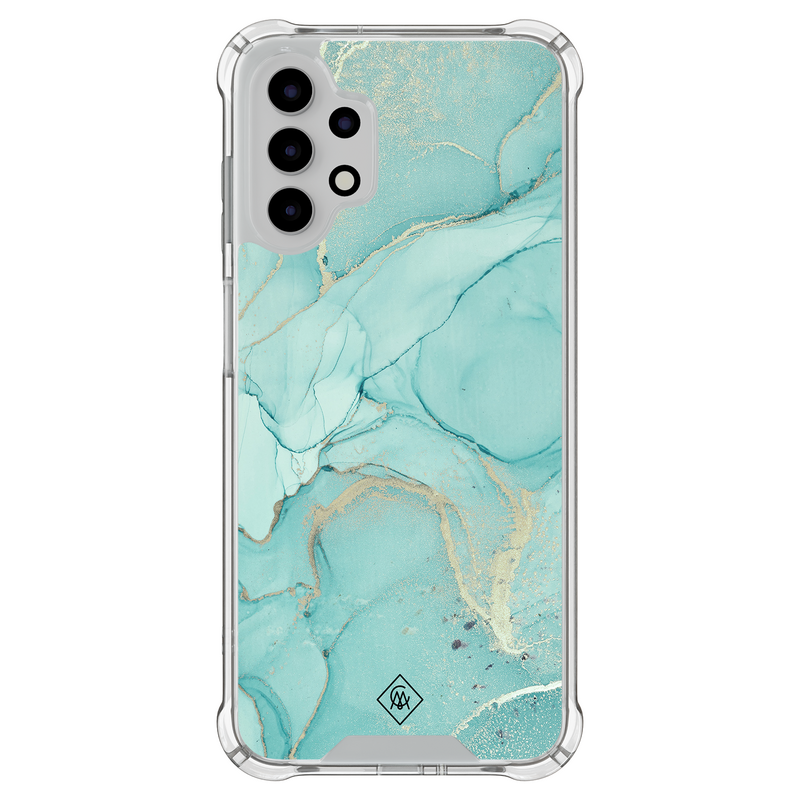 Casimoda Samsung Galaxy A13 4G shockproof hoesje - Touch of mint