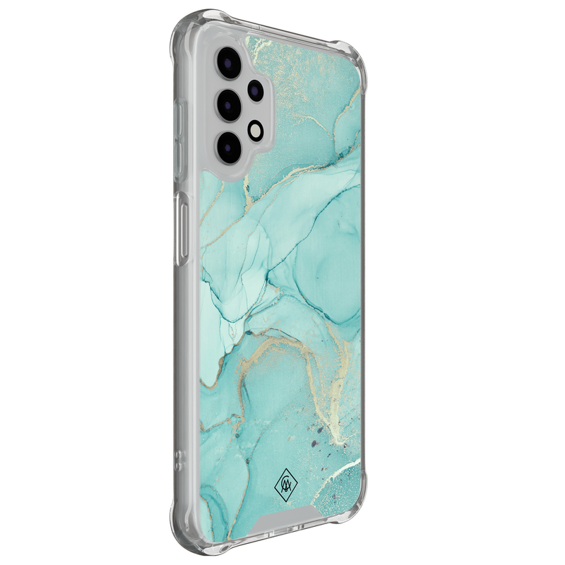Casimoda Samsung Galaxy A13 4G shockproof hoesje - Touch of mint