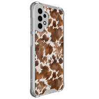 Casimoda Samsung Galaxy A13 4G shockproof hoesje - Koeienprint