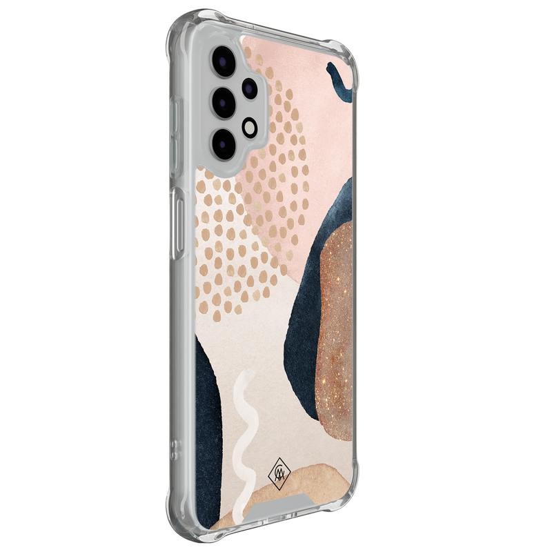 Casimoda Samsung Galaxy A13 4G shockproof hoesje - Abstract dots