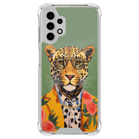 Casimoda Samsung Galaxy A13 4G shockproof hoesje - Luipaard hipster