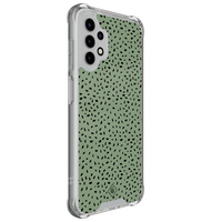 Casimoda Samsung Galaxy A13 4G shockproof hoesje - Green confetti