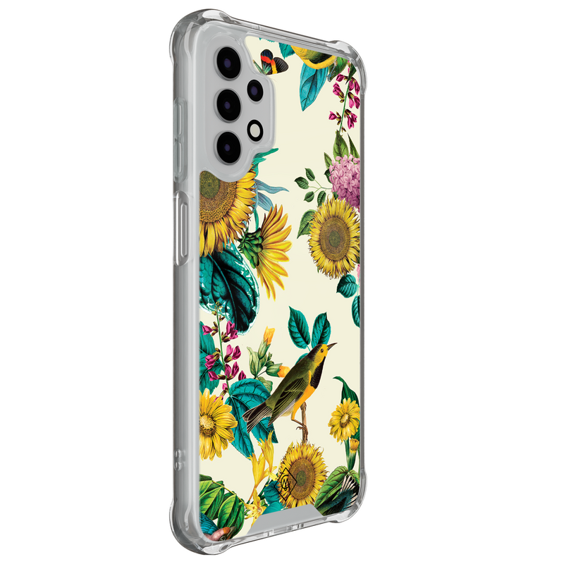 Casimoda Samsung Galaxy A13 4G shockproof hoesje - Sunflowers