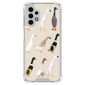 Casimoda Samsung Galaxy A13 4G shockproof hoesje - Duck life