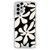 Casimoda Samsung Galaxy A13 4G shockproof hoesje - Noir bloom