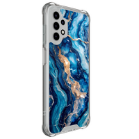 Casimoda Samsung Galaxy A13 4G shockproof hoesje - Ocean marble