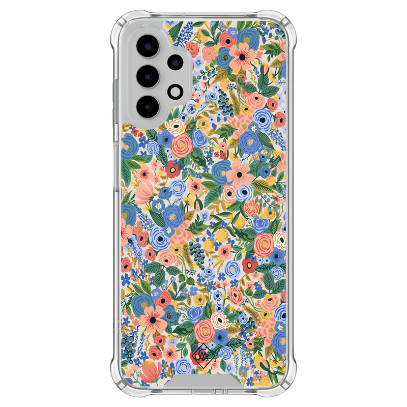 Casimoda Samsung Galaxy A13 4G shockproof hoesje - Blue gardens