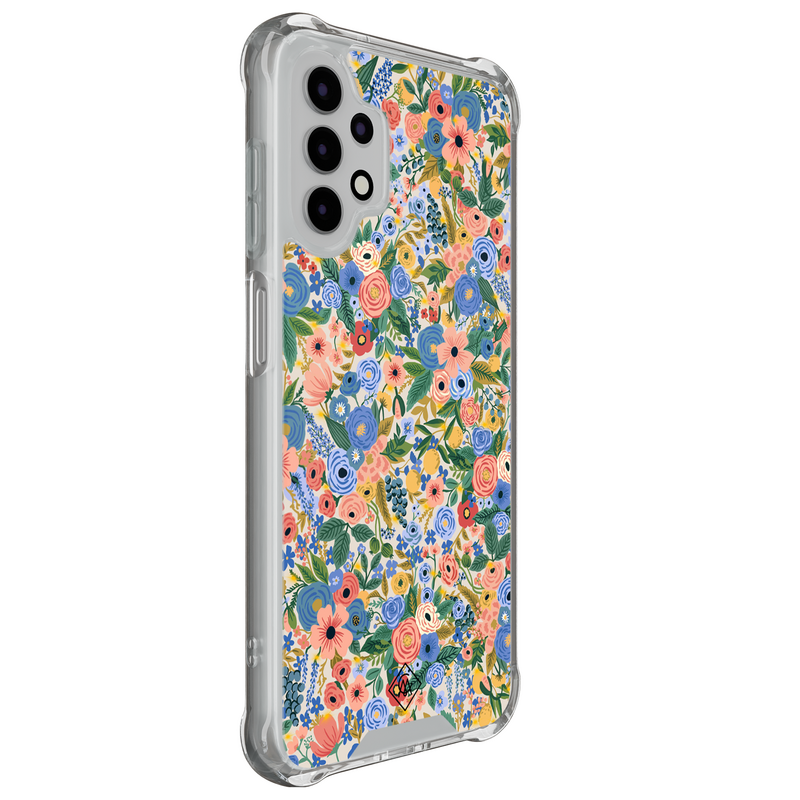 Casimoda Samsung Galaxy A13 4G shockproof hoesje - Blue gardens