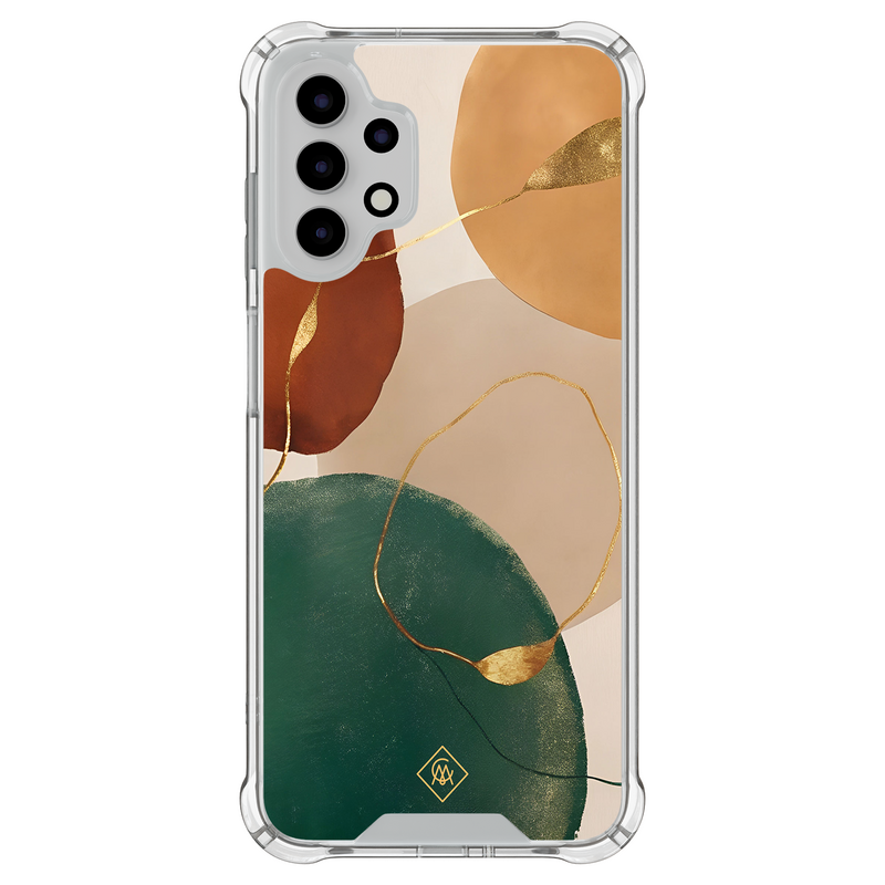 Casimoda Samsung Galaxy A13 4G shockproof hoesje - Earthy luxe