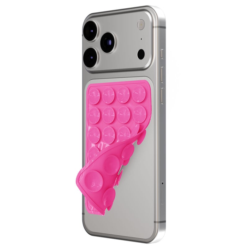 Casimoda Dubbele zijde zuignap voor telefoon - Roze zuignap