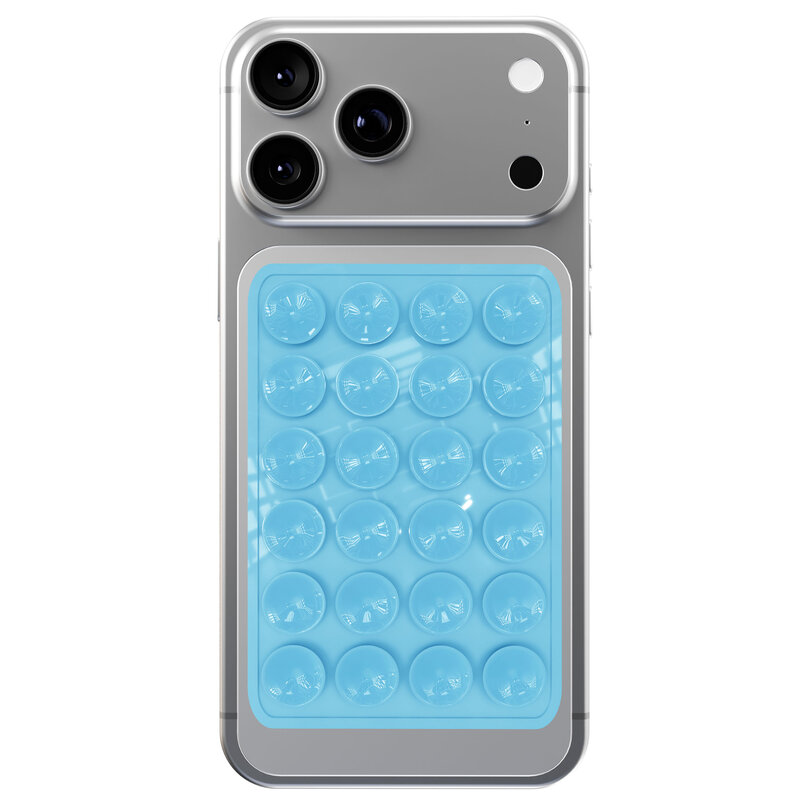 Casimoda Dubbele zijde zuignap voor telefoon - Blauw zuignap