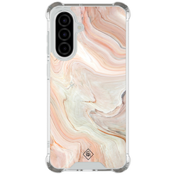 Casimoda Samsung Galaxy A37 shockproof hoesje - Marmer waves