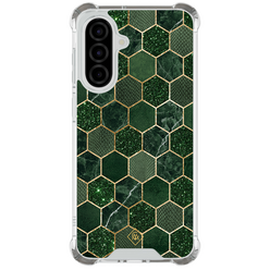 Casimoda Samsung Galaxy A37 shockproof hoesje - Kubus groen