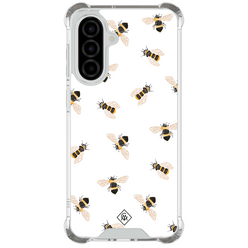 Casimoda Samsung Galaxy A37 shockproof hoesje - Bee happy