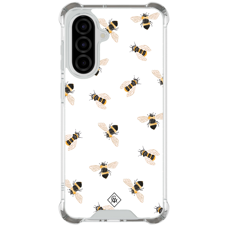 Casimoda Samsung Galaxy A37 shockproof hoesje - Bee happy