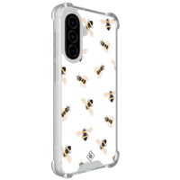 Casimoda Samsung Galaxy A37 shockproof hoesje - Bee happy